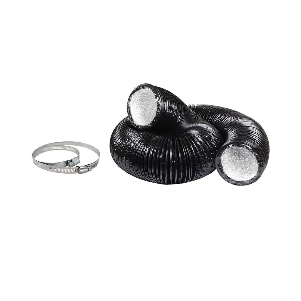 Surespeed 12" x 25" Black Vinyl Duting w/ 2 clamps