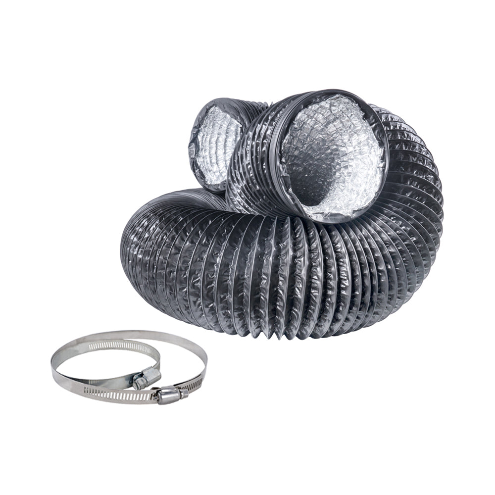 Surespeed 12" x 25" Black Vinyl Duting w/ 2 clamps