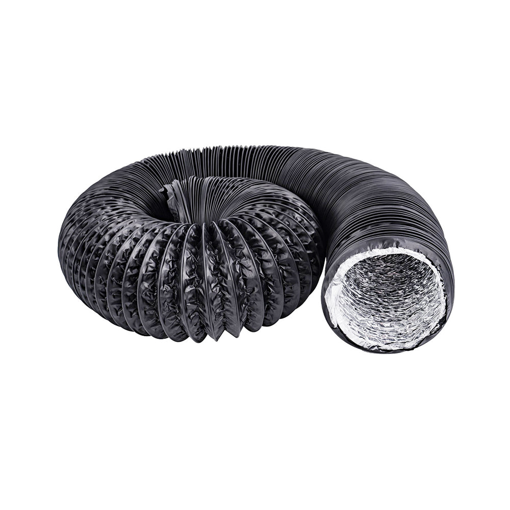 Surespeed 8" x 25" Black Vinyl Duting w/ 2 clamps