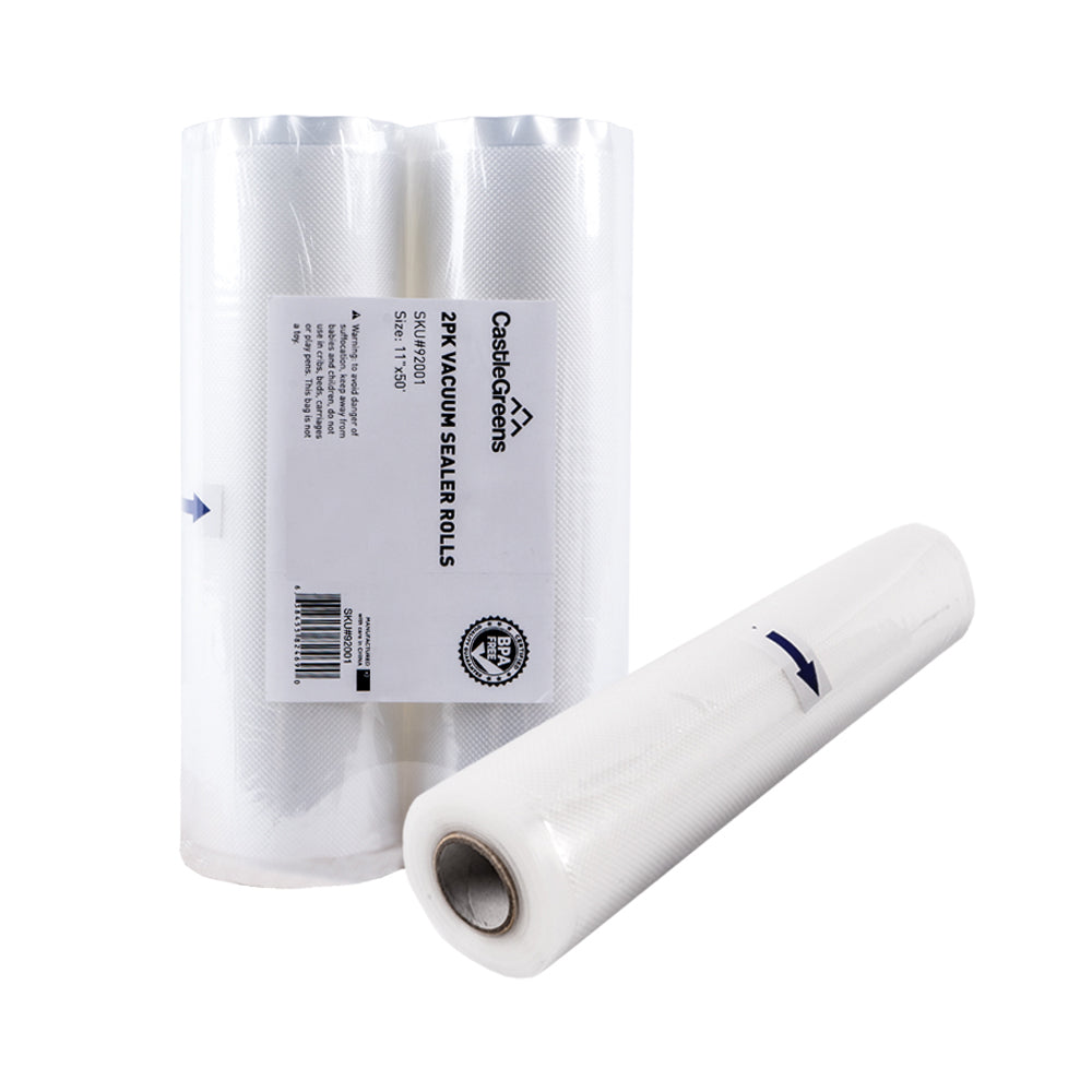 CastleGreens Food Vacuum Seal Rolls 10" x 20"