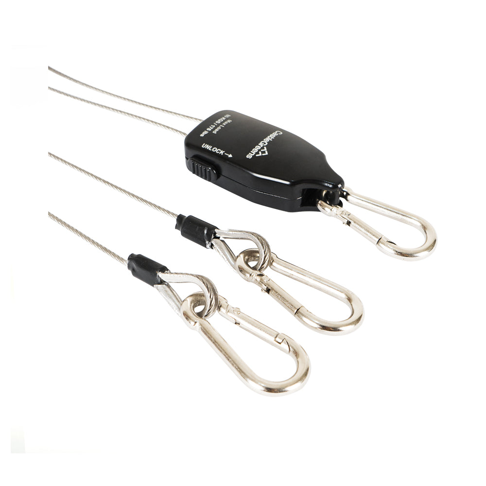 6-FT Adjustable Stainless Steel Rope Hanger