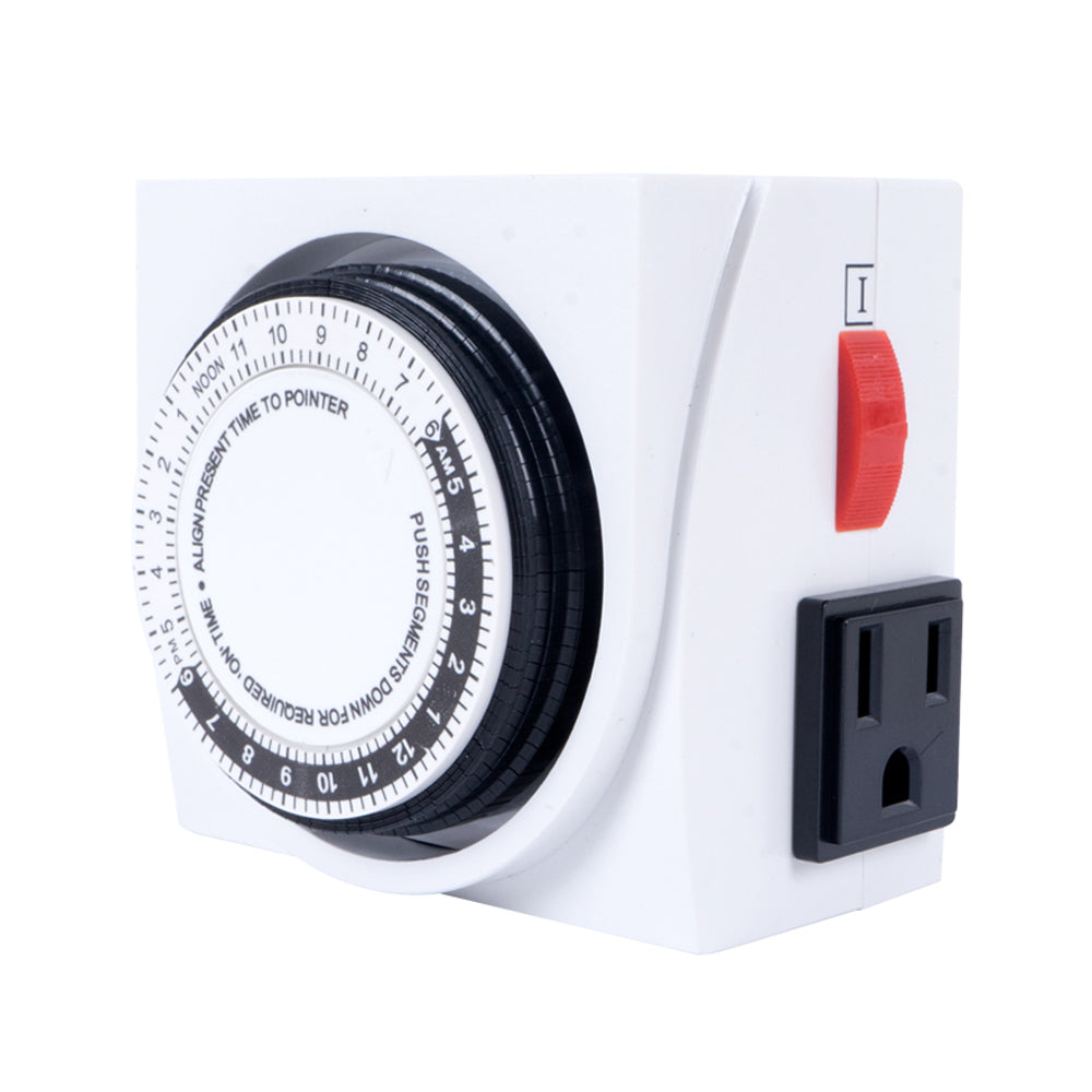 Dual Outlet 24 Hour Timer
