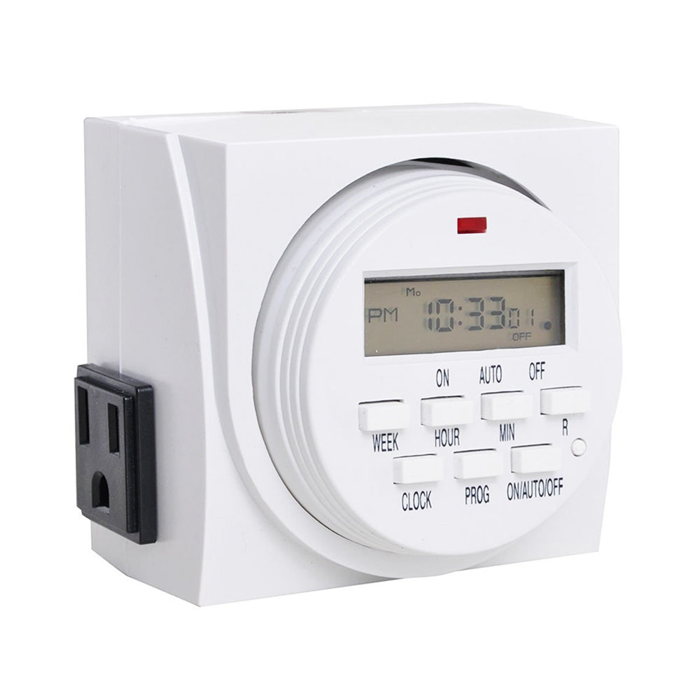 Dual Outlet 7-Day Digital Timer