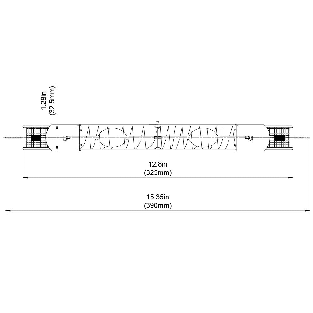 Nobel Commercial 1000W CMH Double Ended 3K Lamp