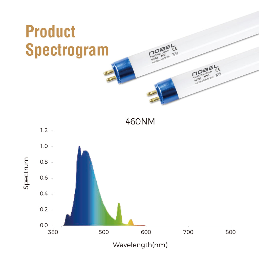 Nobel Commercial T5 4ft 54W HO Lamp 460 Pack of 5