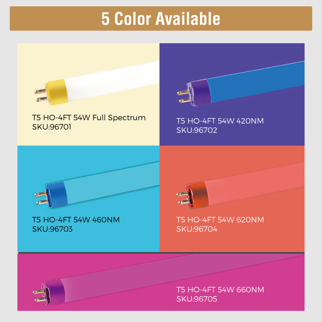 Nobel Commercial T5 4ft 54W HO Lamp 420 Pack of 5