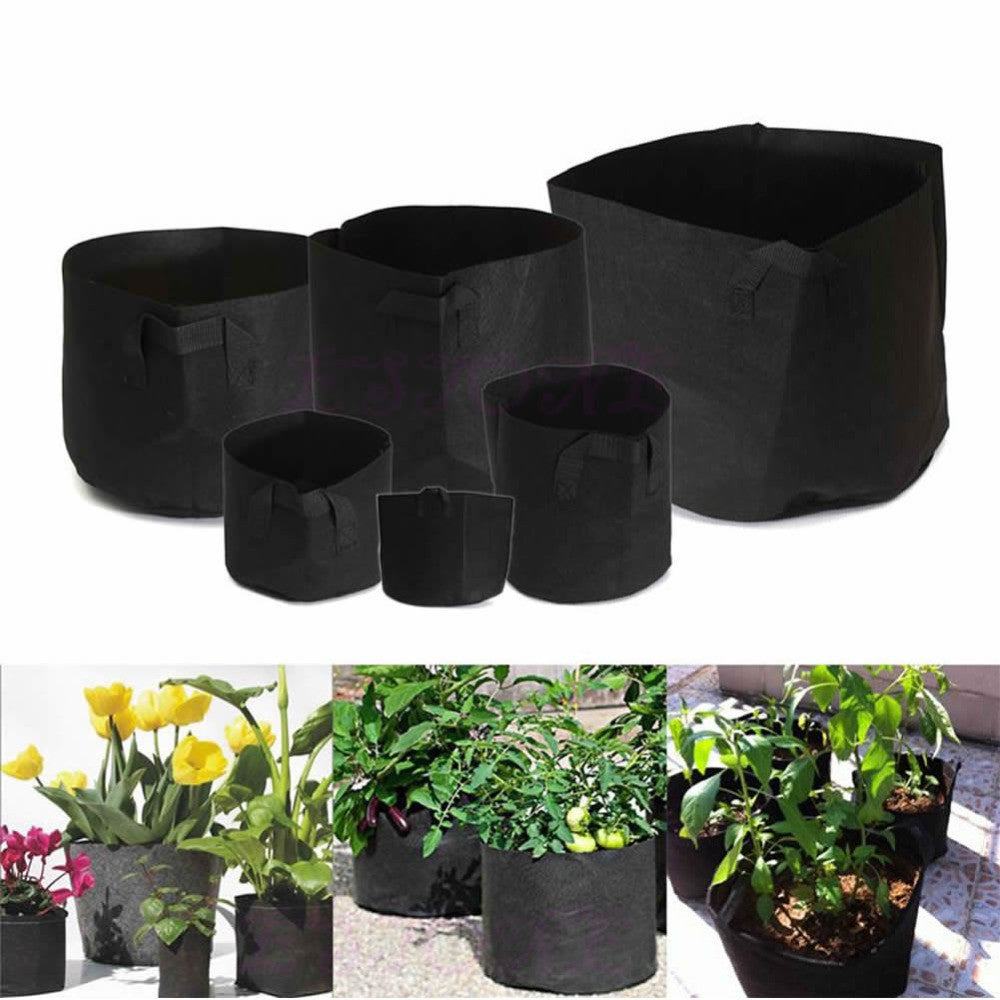 CastleGreens Premium Black 30 Gallon Fabric Grow Pot w/Handles