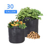 CastleGreens Premium Black 30 Gallon Fabric Grow Pot w/Handles