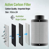 Surespeed PRO Carbon Filter 10 in x 24 in 850 CFM
